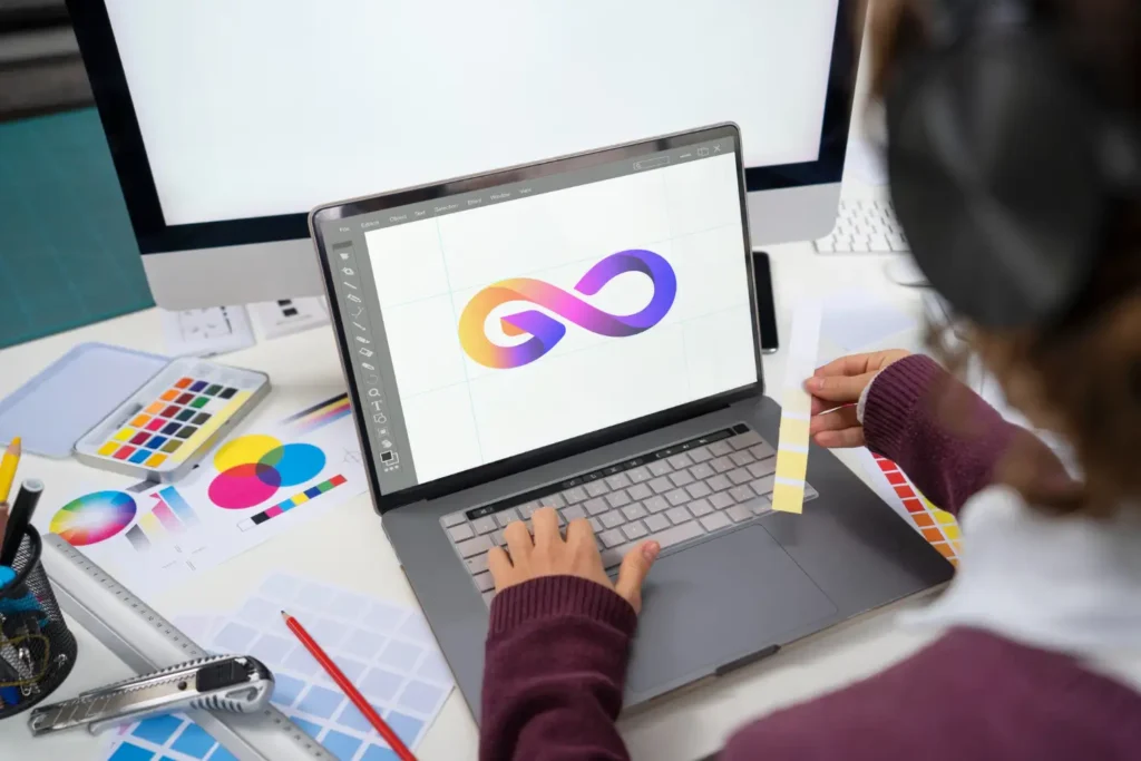 Website design and logo design for a professional business brand