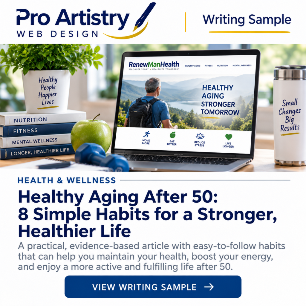 Healthy Aging After 50 – 8 Simple Habits for a Stronger, Healthier Life