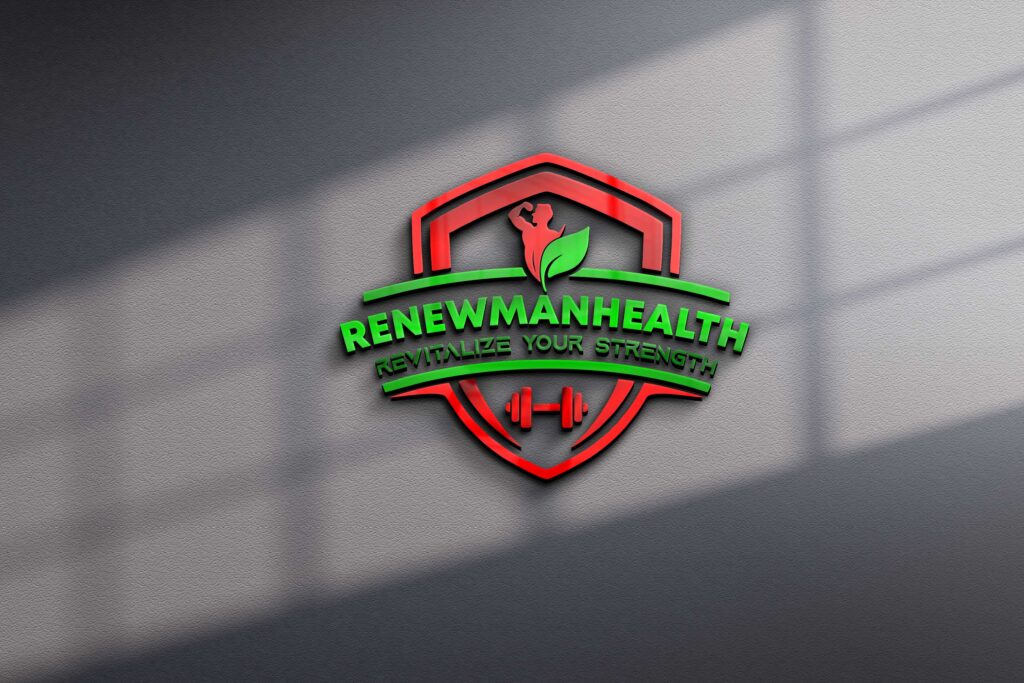 RenewManHealth custom logo design by Pro Artistry Web Design