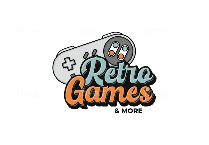 Retro Games Logo Design
